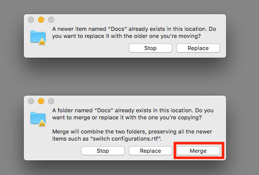 program for merging two mac user accounts