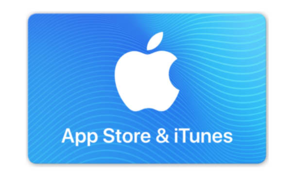 Apple iTunes and App Store gift card