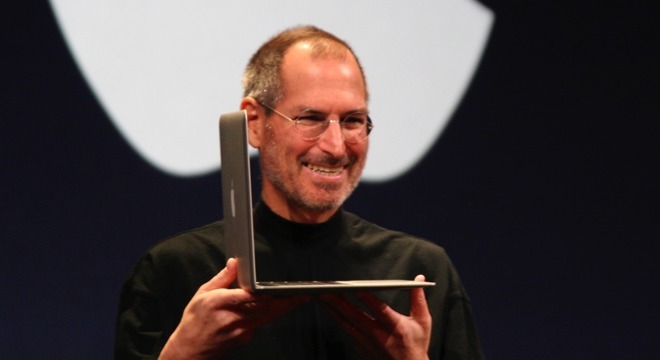 Steve Jobs introducing the original MacBook Air