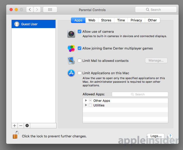 mac mail contacts default settings on osx