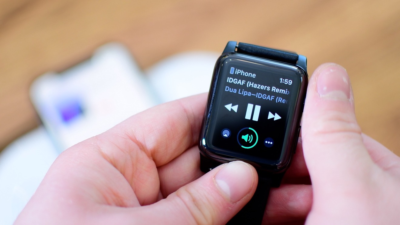 Music controls best sale on apple watch