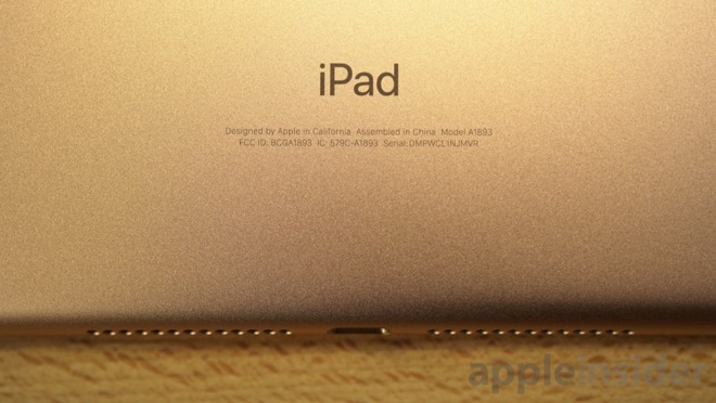 Gold 2018 Apple iPad