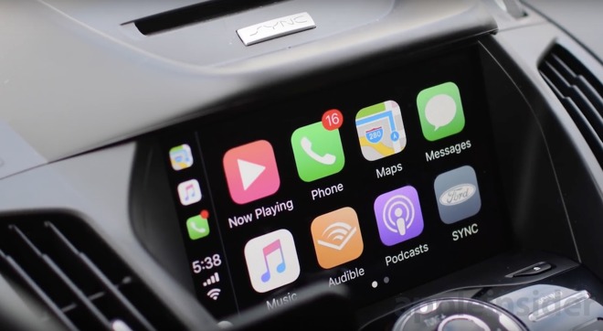 ios list in the car