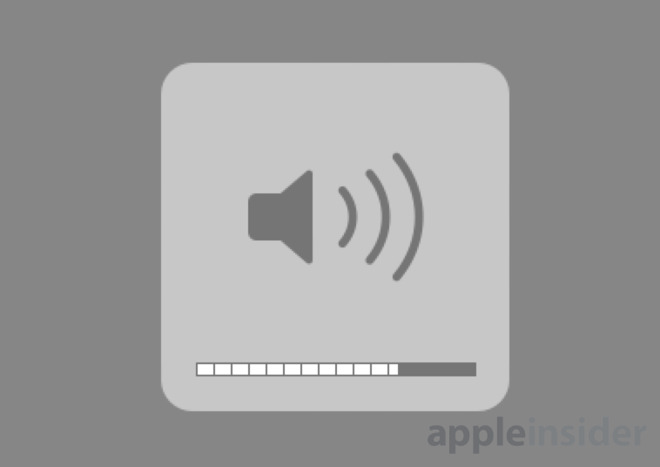 macOS volume control