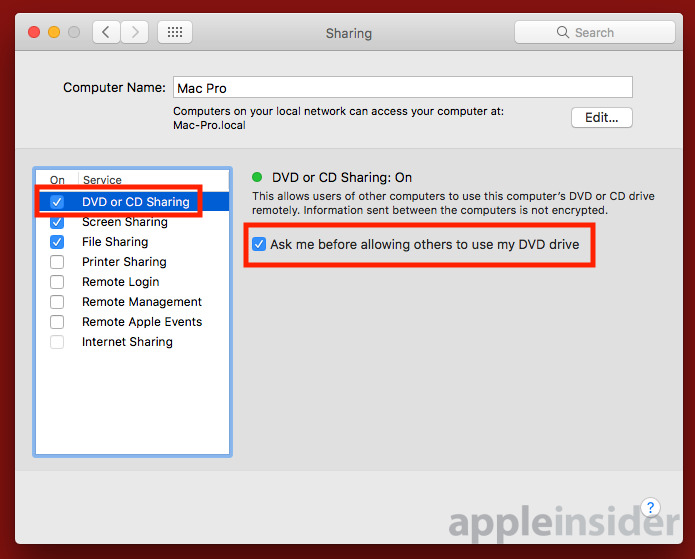how to use mac disc drive with pc