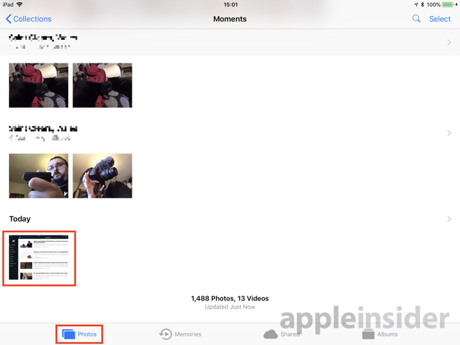 Instant Markup iOS screenshot Photos