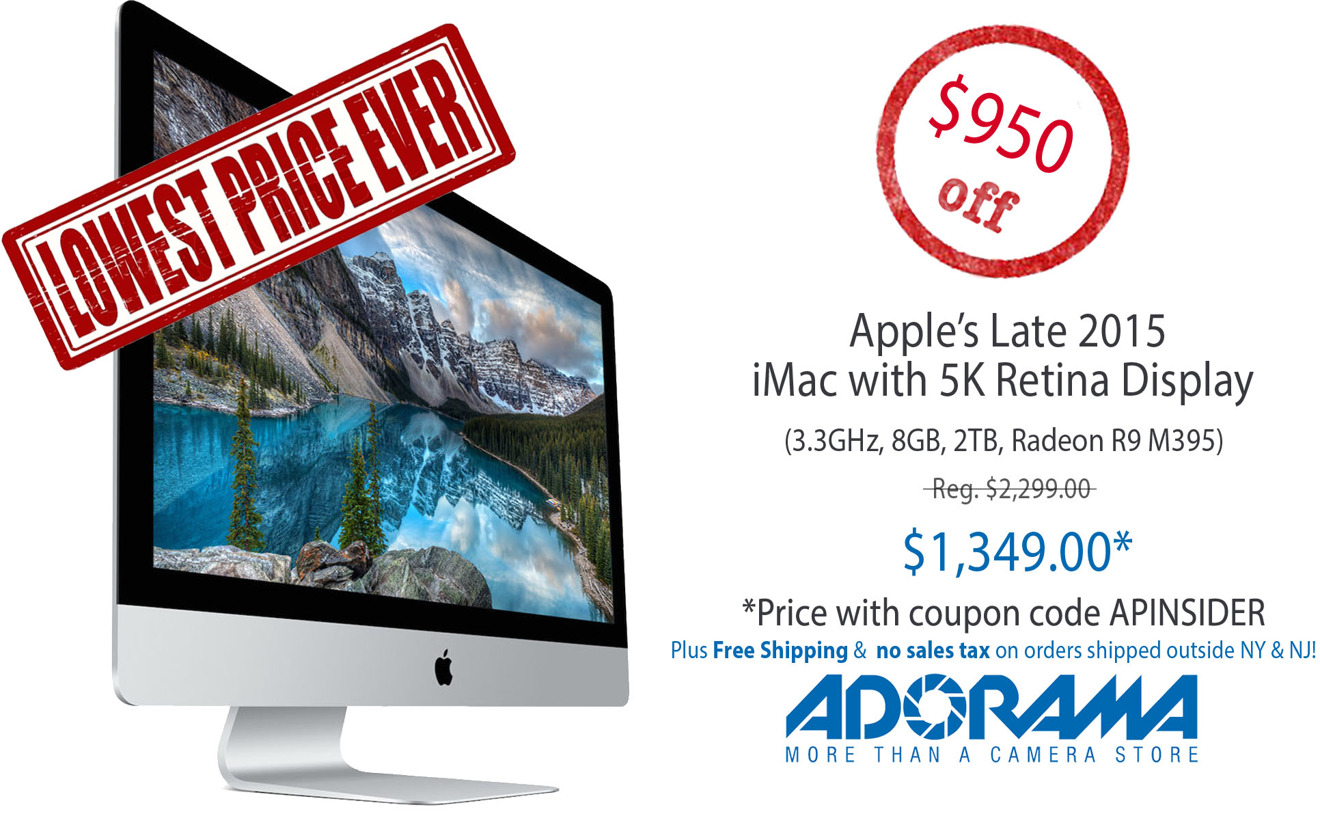 Apple 27 inch iMac with Retina 5K Display