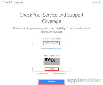 applecare coverage check support iOS