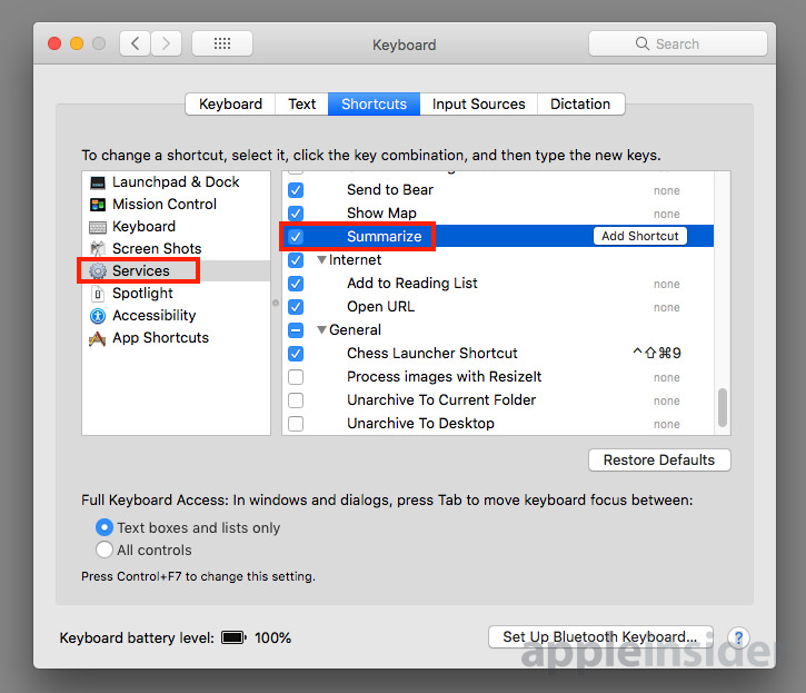 keyboard shortcut to invoke popclip mac