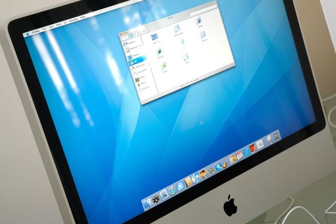 The alumninum iMac, from 2007