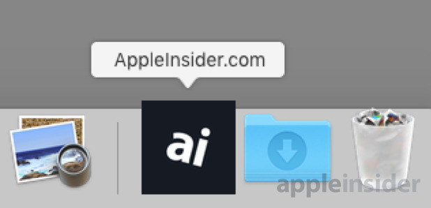 add website to mac desktop