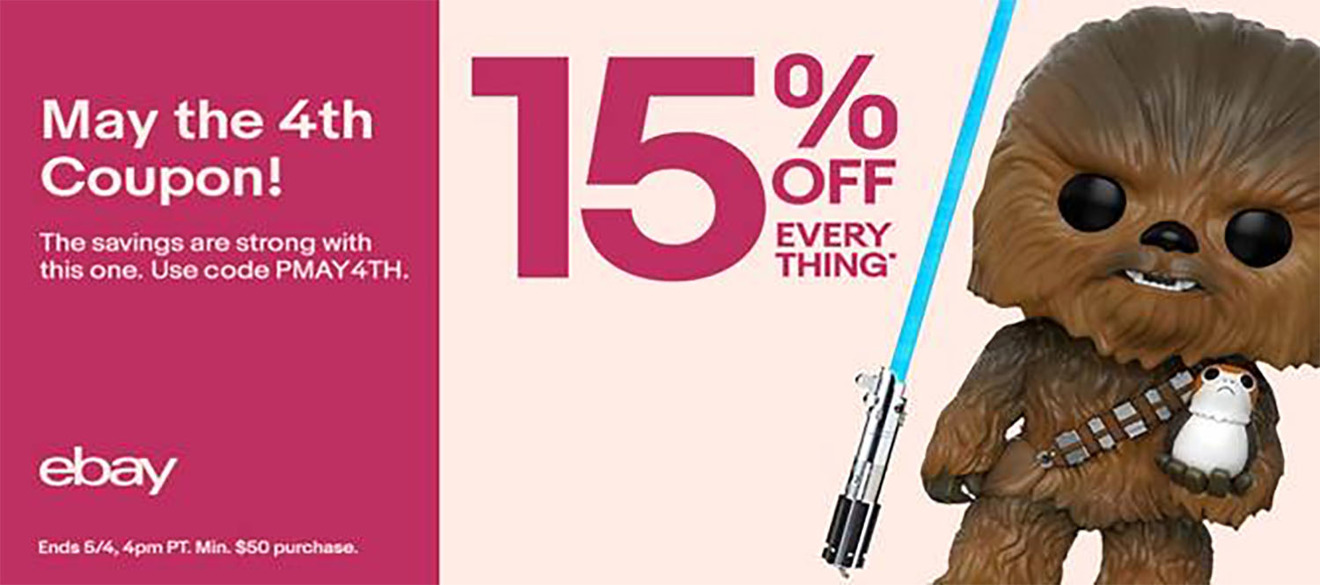 flash-coupon-15-off-sitewide-at-ebay-plus-star-wars-may-the-4th