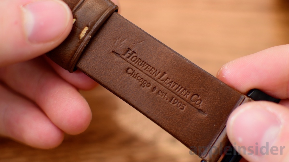 Leather Apple Watch Band  Made from Horween Leather