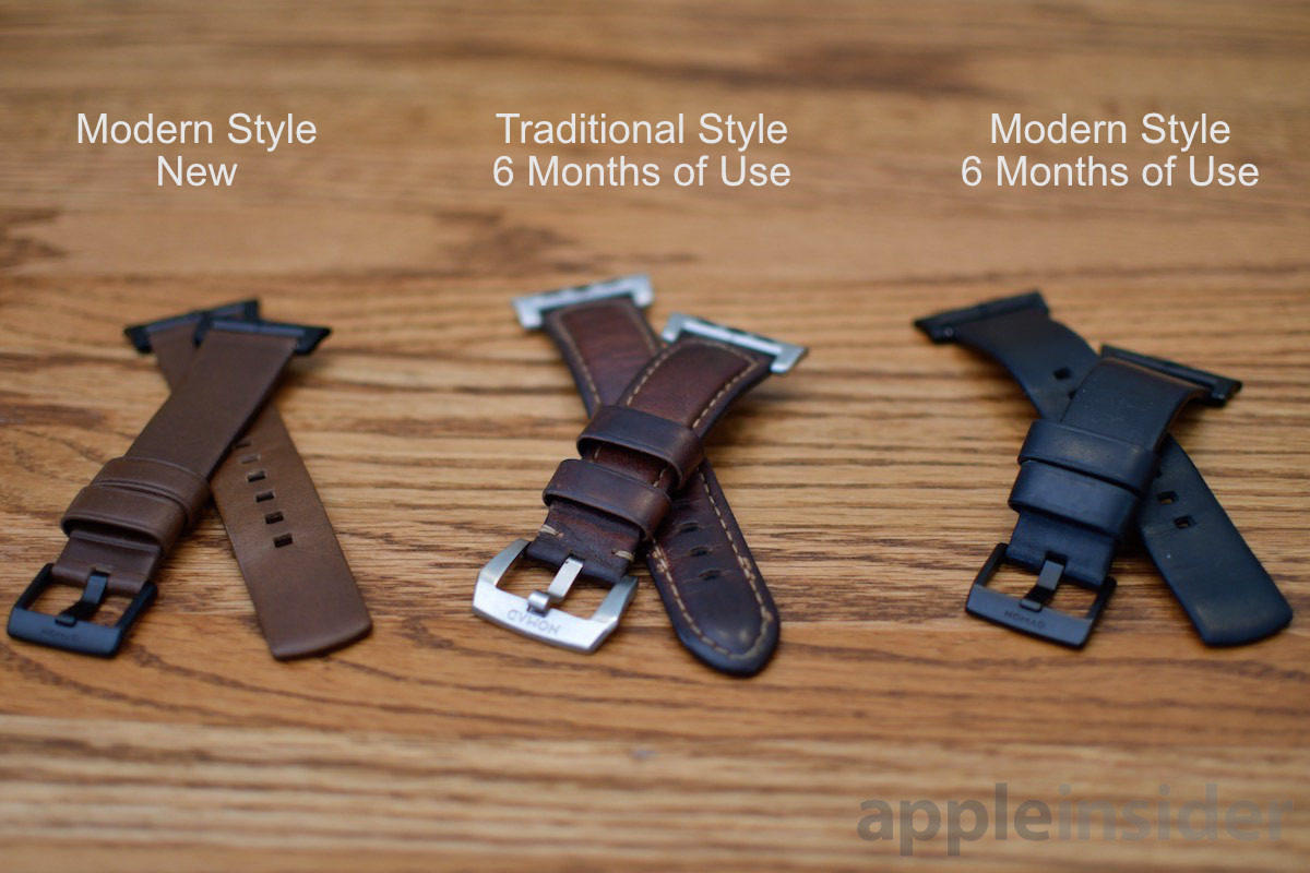 Review Nomad s leather Apple Watch straps make a bold statement