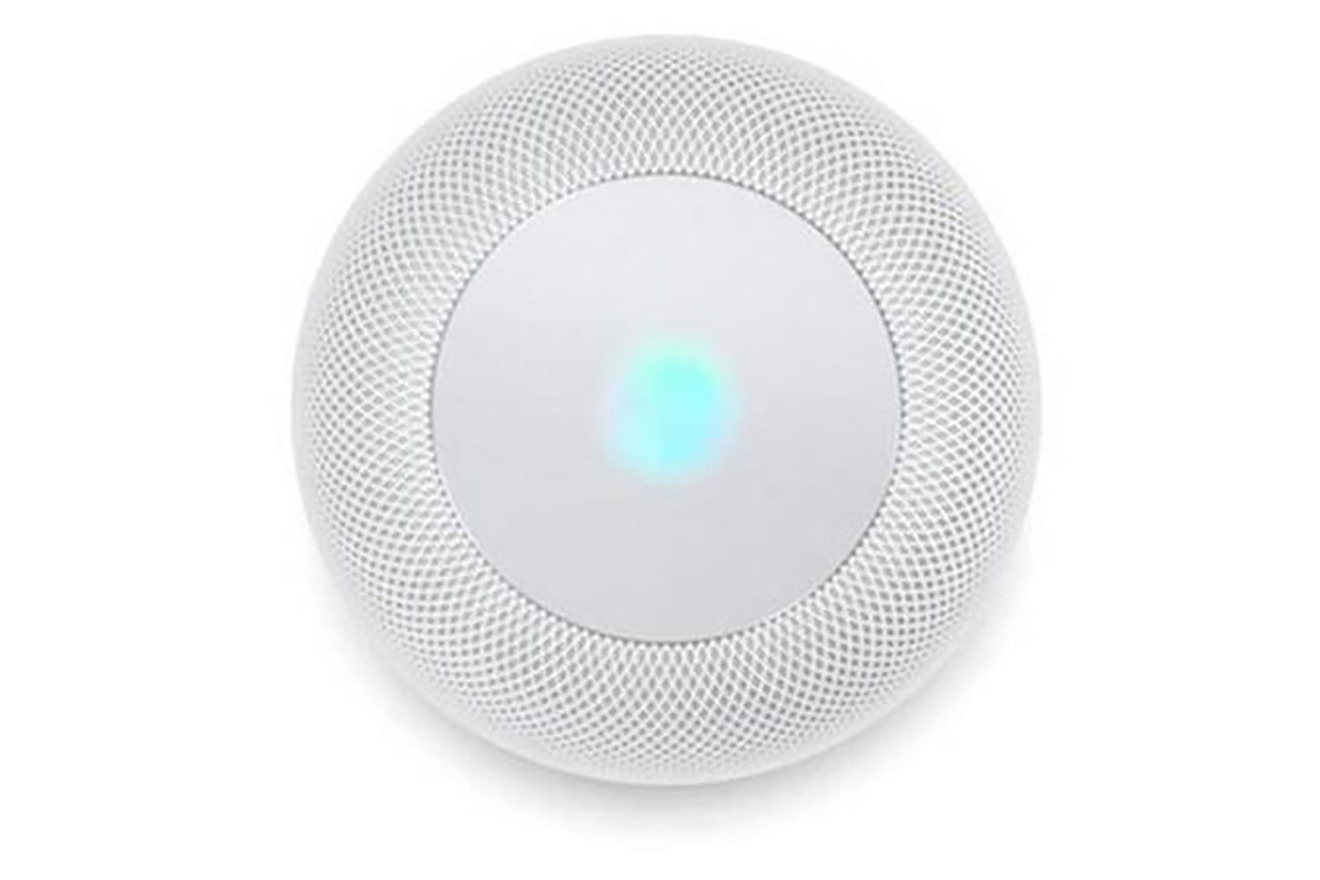 Apple HomePod smart speaker in white