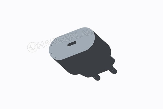 Apple USB-C wall charger rendering
