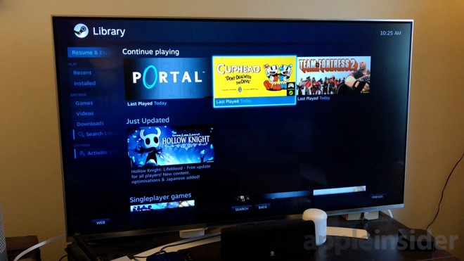 tvs with steam link