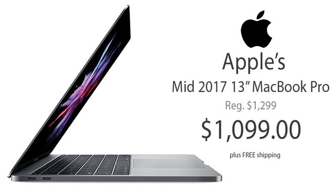 Apple Mid 2017 13 inch MacBook Pro in Space Gray
