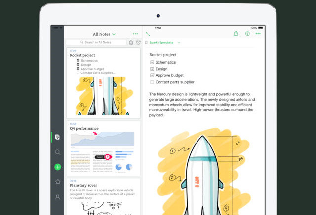 evernote app for ipad 2