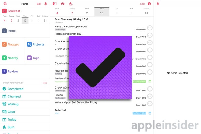 Omnifocus 4 beta