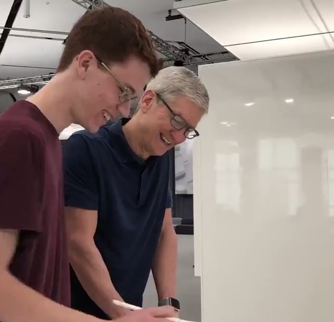 Tim Cook spends time with scholarship winners ahead of WWDC AppleInsider