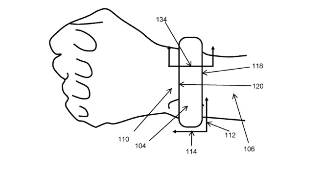 Apple blood pressure cuff patent