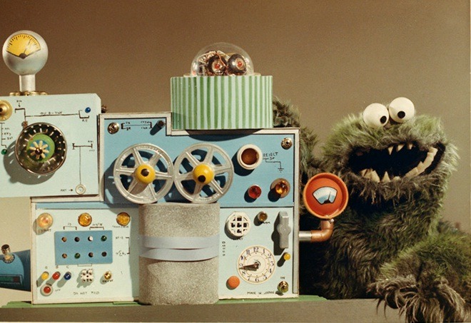 One of the earliest Muppets, from an IBM training film.