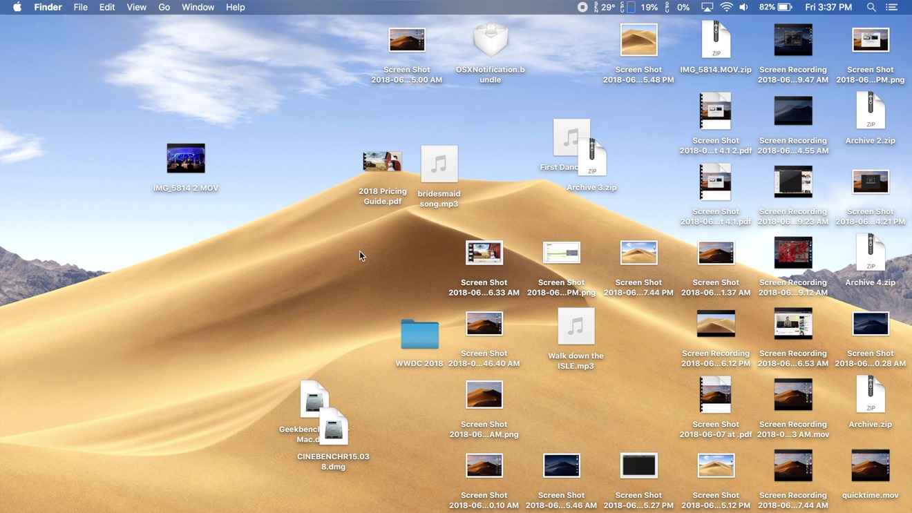 new macos mojave features