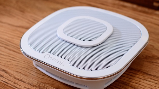 Alexa smoke store alarm and speaker