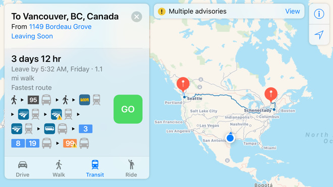 Apple Maps - VIA Rail