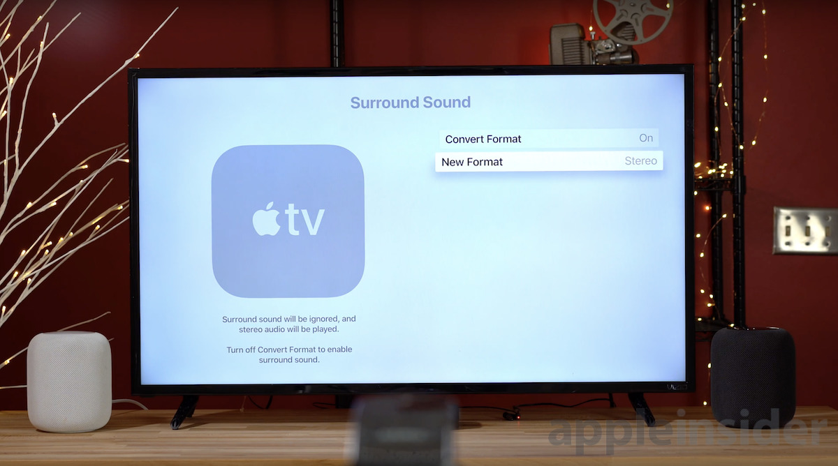 Apple TV Audio Settings