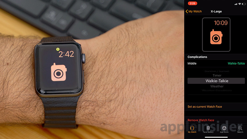 Apple watch walkie online talkie compatibility