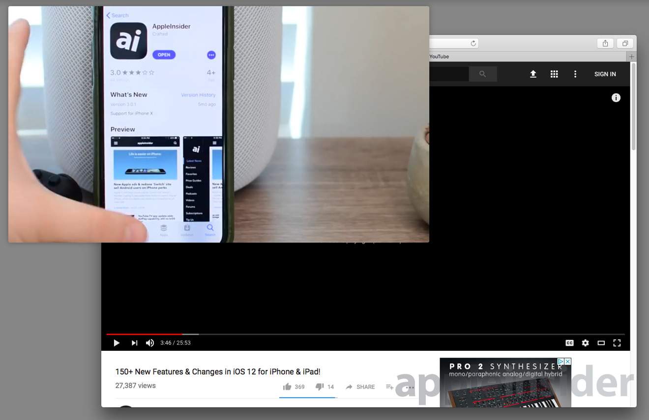 How to use Safari's Picture-in-Picture mode with YouTube ...
