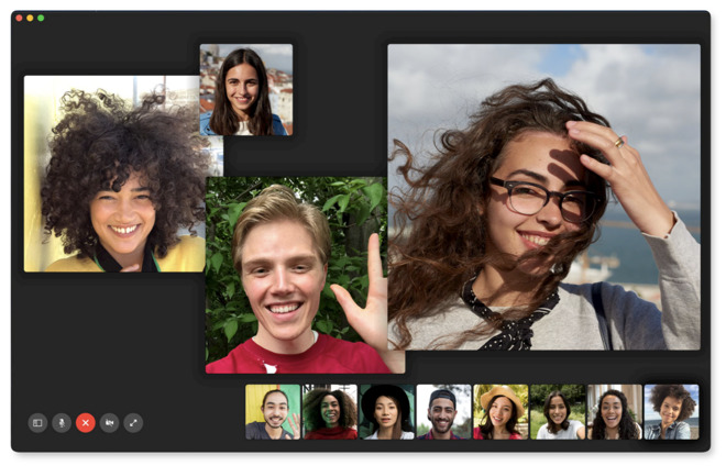 First Look At Apple S New Multiuser Facetime 5 0 For Macos Mojave