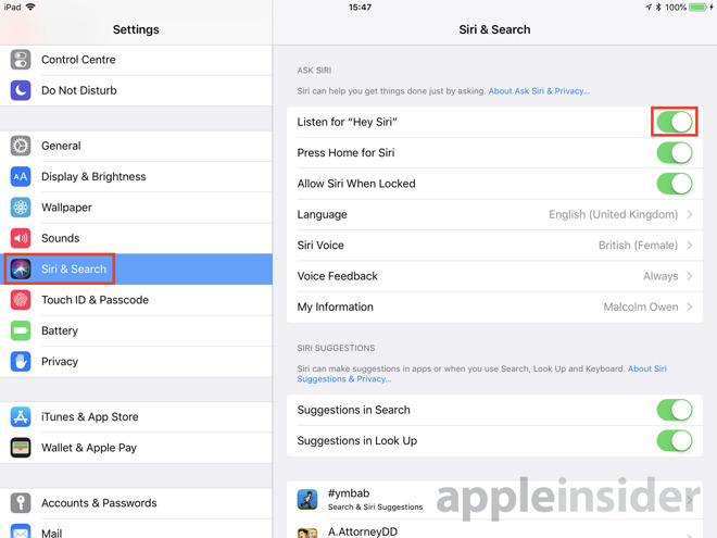 How to turn 'Hey Siri' on and off on your iPhone and iPad