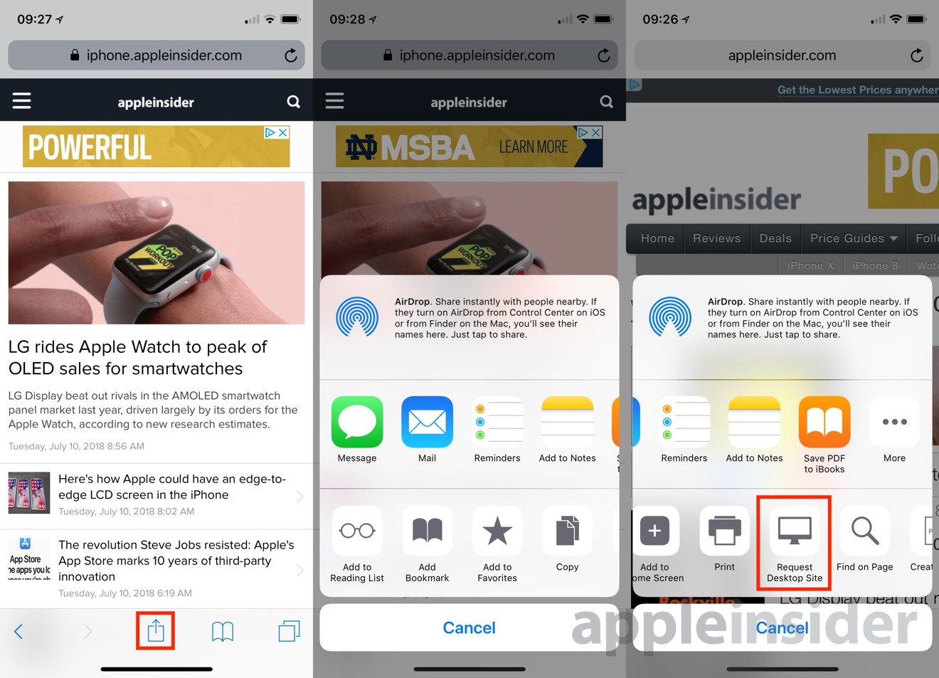 How To Quickly Request The Desktop Version Of A Website On Your Iphone Appleinsider - robloxrequest instagram photos and videos zooppscom