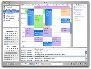 An early version of iCal