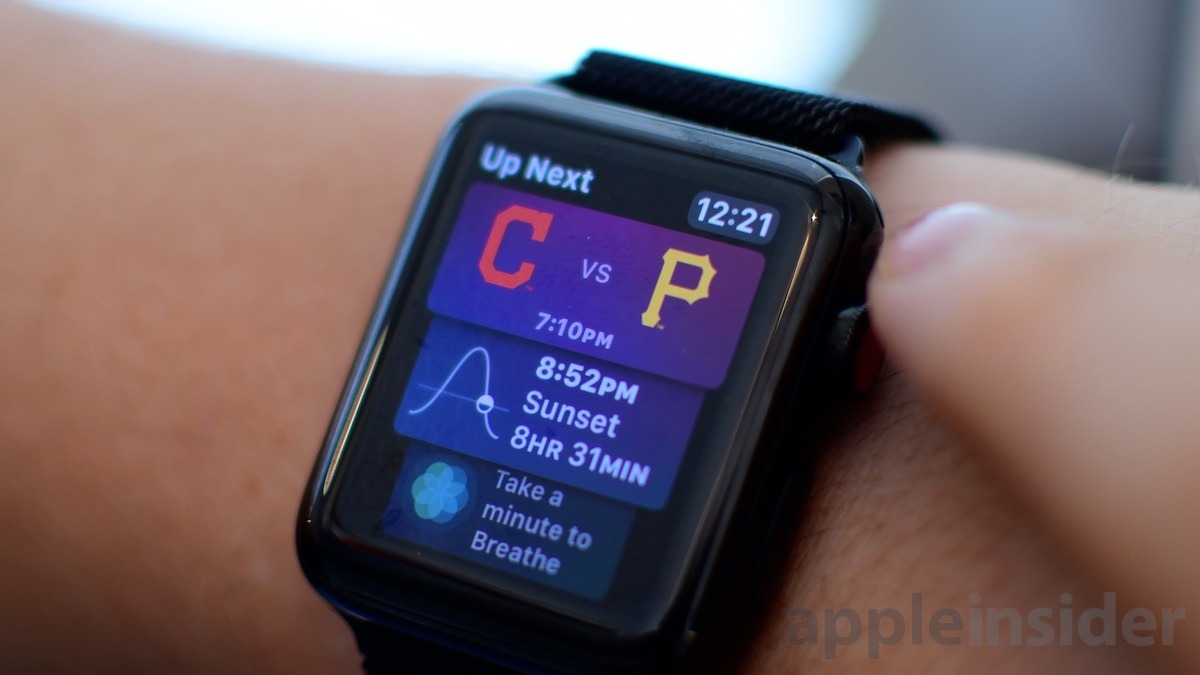 How to view live sports scores on the Siri Watch Face in watchOS 5 |  AppleInsider