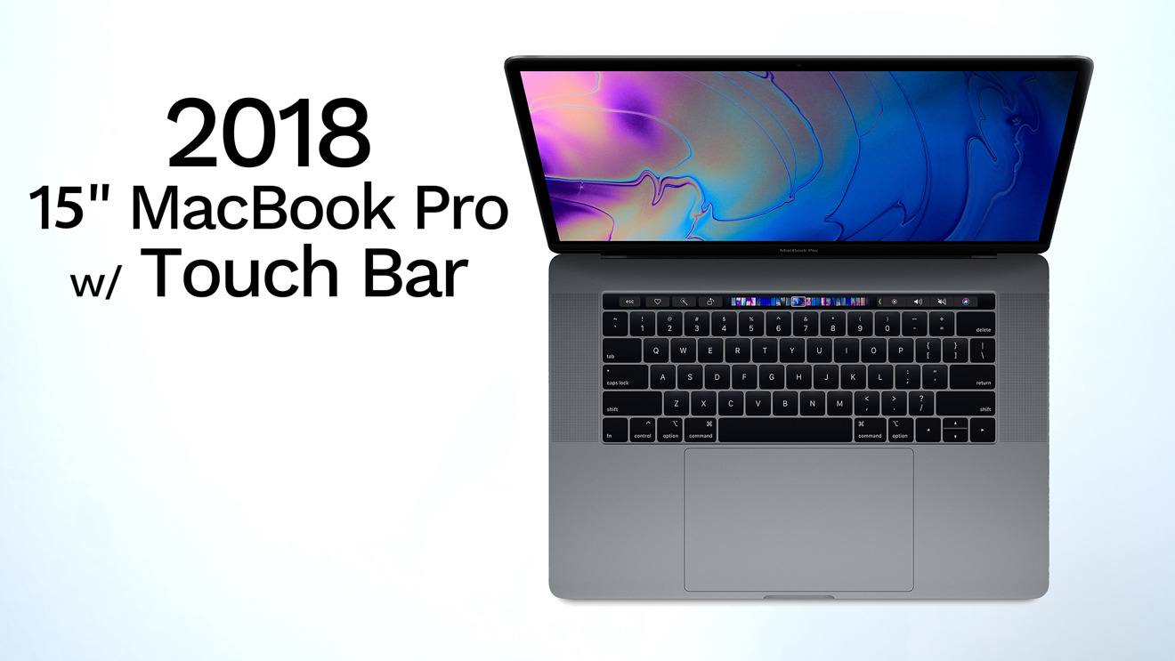 Apple 2018 15 inch MacBook Pro with Touch Bar in Space Gray