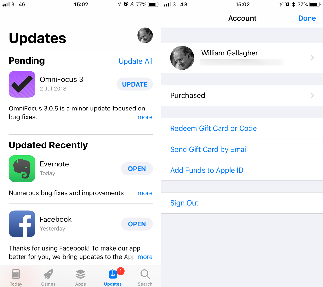 how to delete app history on app store
