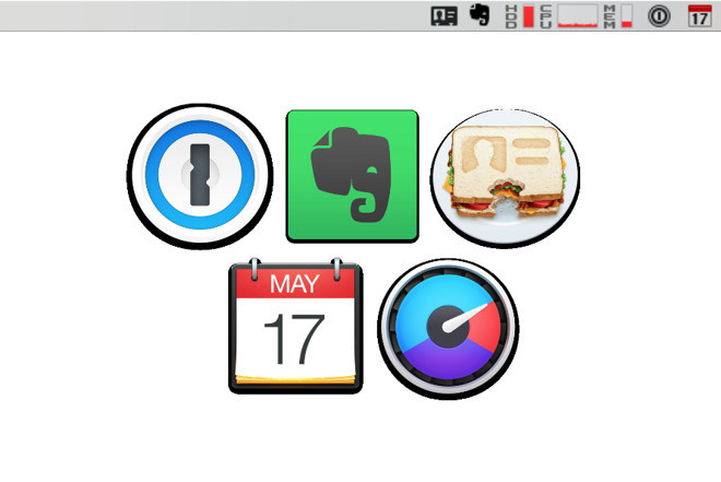 Apple icon on menu bar - Apple Community