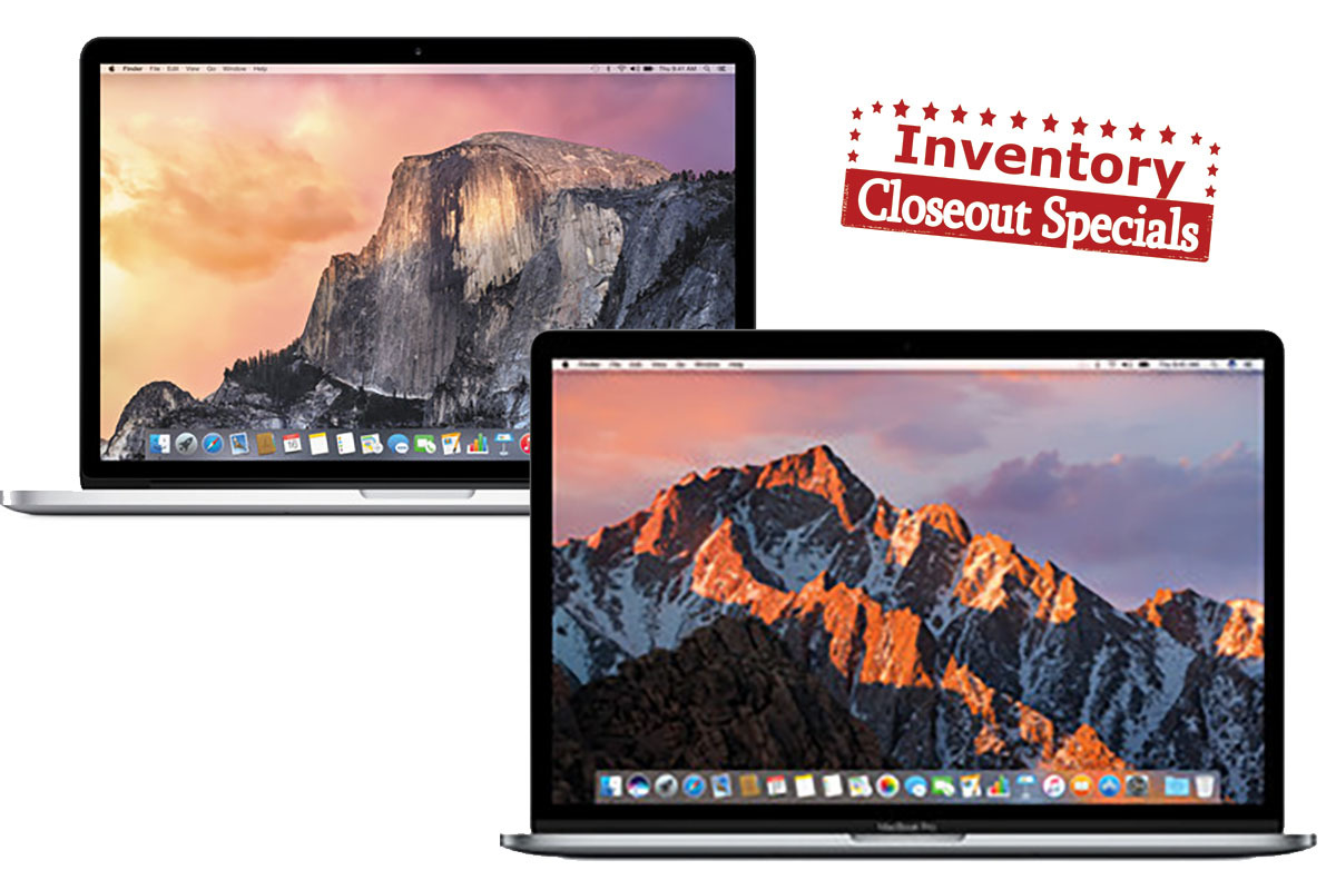 Apple clearance MacBook Pros