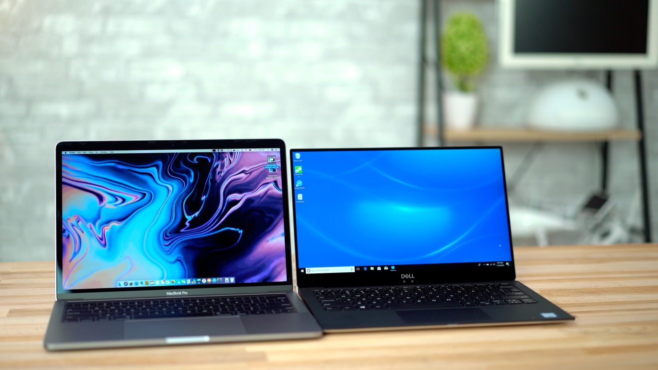 Comparing the Dell XPS 13 9370 versus Apple's 2018 13-inch MacBook Pro ...