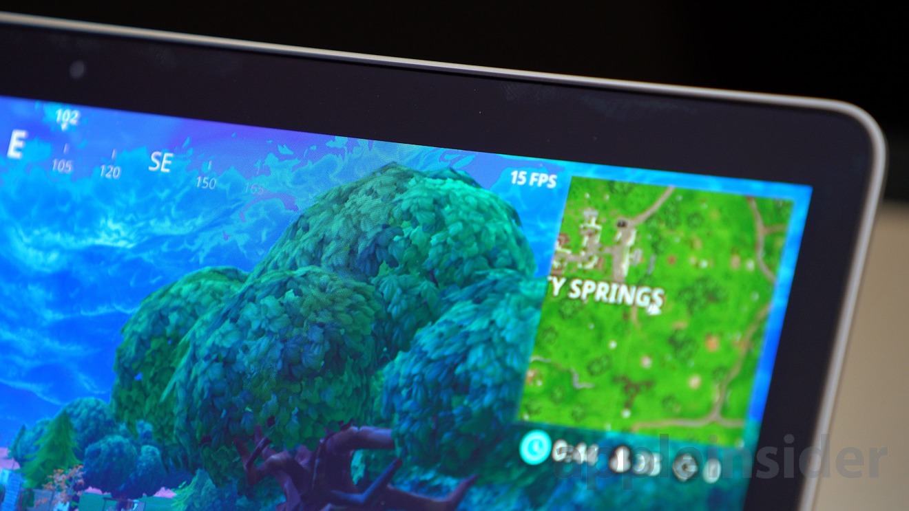 Fortnite At 5k Testing Out The 13 Inch Macbook Pro With Touch Bar Blackmagic Egpu Appleinsider