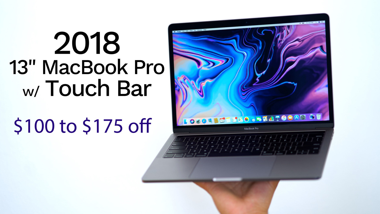 apple macbook pro 2018 no touchbar