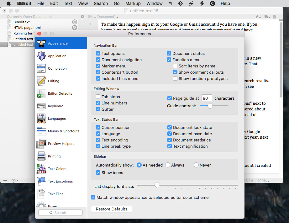 bbedit for mac