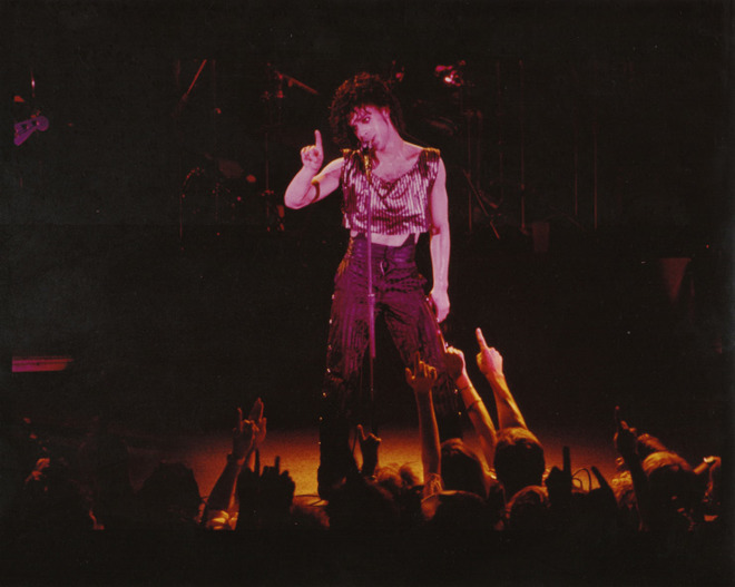 Prince at the 1983 concert.