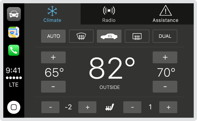 CarPlay automaker apps