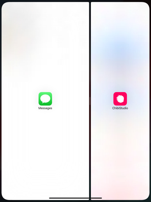 A 9to5 simulation of multitasking in iOS 12.