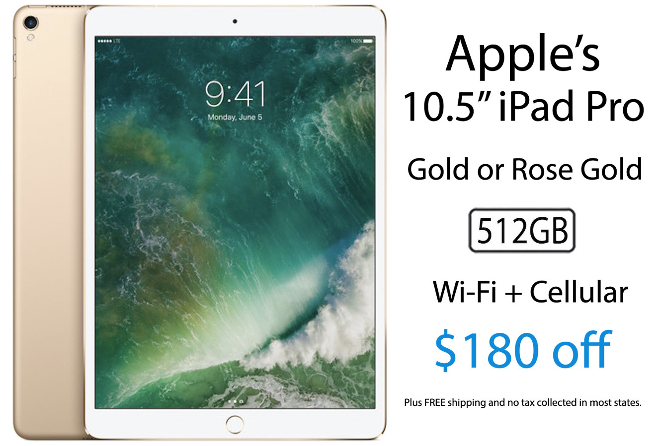 Back to school deals: $ off .5" iPad Pro; $ $ off